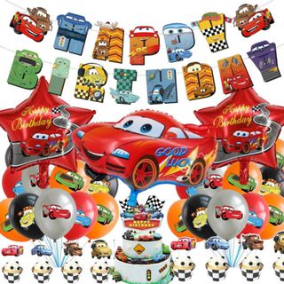 男の子誕生日　カーズ」バルーンセット　カーズ誕生日装飾(その他)