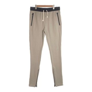 FOG ESSENTIALS エッセンシャルズ スウェットパンツ カーキ ブラック 裾ファスナー Size M(その他)