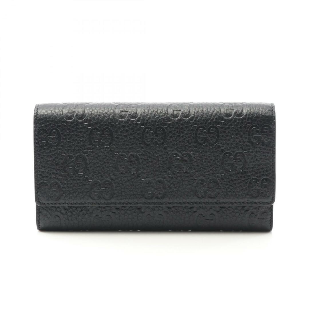 GUCCI ggコンチネンタルウォレット 箱付き GUCCI - GUCCI グッチ 二つ折り長財布 GGエンブレム