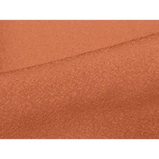 平和屋着物■上質な色無地　紗綾形地紋　雀茶色　正絹　逸品　未使用　CAAT4536in(着物)