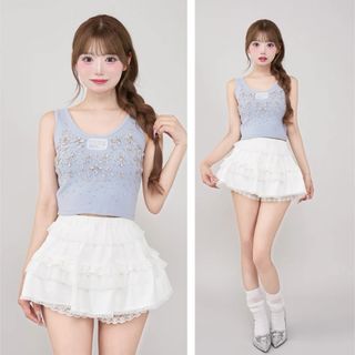 ダーリッチ(Darich)の新品・未開封♡Darich♡ジュエリーリブノースリトップス　SAX(タンクトップ)