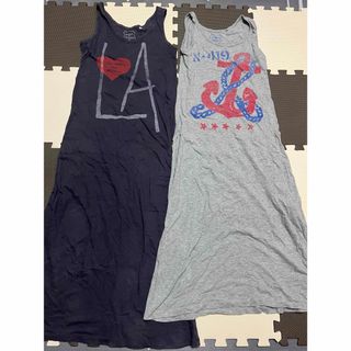 ユニクロ(UNIQLO)のユニクロ　ノースリーブ　ロングワンピース2点セット！(ロングワンピース/マキシワンピース)