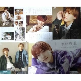ジャニーズジュニア(ジャニーズJr.)の118【おすすめ】 7 MEN 侍 中村嶺亜 切り抜き 37P 雑誌 大量 (アイドルグッズ)