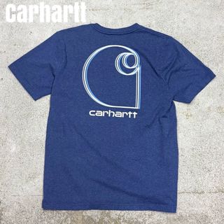 ＊8233 carhartt カーハート　バックプリント　ポケT Tシャツ