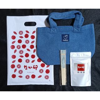 なか卯　夏の福袋［トートバック］［扇子］［粉末茶］3点　附属:袋　□プレゼント付