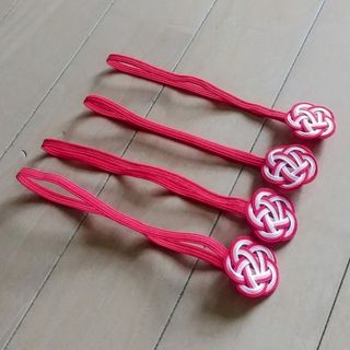 水引 梅結び ５本どり ラッピング ゴム バンド 魔除け 運命向上 固い絆