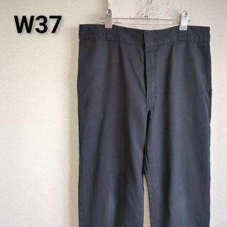 古着　Dickies　ディッキーズ　874　ワークパンツ　ブラック　37インチ