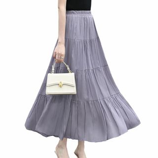 【人気商品】[Ｓｕｅｅｙａ] （スイーヤ） ロング スカート レディース フリル