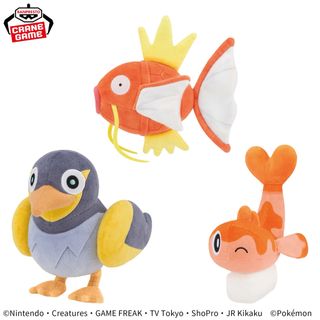 ポケモン(ポケモン)のポケットモンスター ぬいぐるみ～コイキング・カイデン・シャリタツ(そったすがた)(ぬいぐるみ)