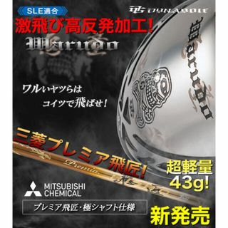 新登場! ドクロが輝く超軽量適合! ダイナゴルフ 悪童 ワルド　三菱プレミア飛匠