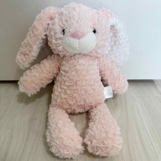 MIHI ピンクウサギ ぬいぐるみ MIHI ふわふわ ファーストトイ 38㎝(ぬいぐるみ)