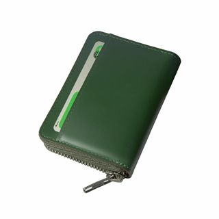 LUOLUO クレジットカードケース 栃木レザー メンズ カードケース カード入(その他)