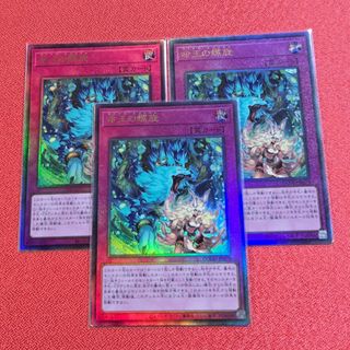 ユウギオウ(遊戯王)の遊戯王 ｢命王の螺旋｣ ドミナス・スパイラル　レリーフ　3枚(シングルカード)