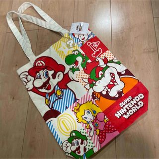 ニンテンドウ(任天堂)のUSJ スーパーニンテンドーワールド　スーパーマリオ　トートバッグ　新品未使用☆(キャラクターグッズ)