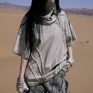 キャピタル(KAPITAL)のPERSONSOUL Structure T-shirt グレー Tシャツ (Tシャツ/カットソー(半袖/袖なし))