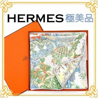 エルメス(HERMES)の✨️新品級✨️ エルメス カレ90 フォーブルの狂気 スカーフ シルク 美品(バンダナ/スカーフ)