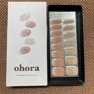 オホーラ(ohora)のオホーラ ohora ネイルシール　N CREAM SHELL 15枚(つけ爪/ネイルチップ)