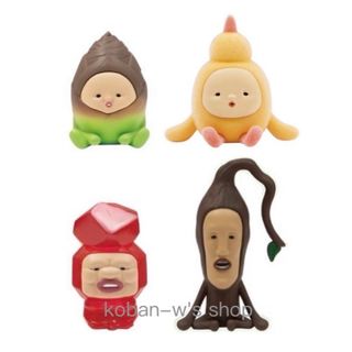 ４種 こびとづかんおすわりマスコット４ フィギュア ガチャ こびとづかん(その他)