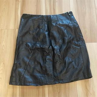 エイチアンドエム(H&M)のH&M レザースカート(ミニスカート)