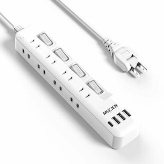 【人気商品】Mscienエムサイン 電源タップ usb付き 8個AC口 1個us