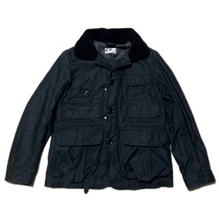 エンジニアードガーメンツ(Engineered Garments)の【美品】EGエンジニアードガーメンツ ハンティングジャケット 黒 USA製 希少(その他)
