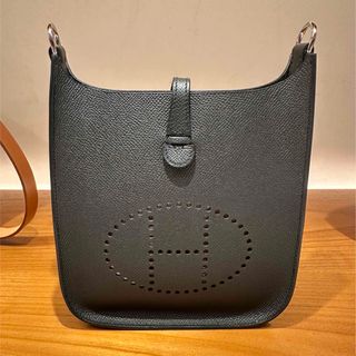 HERMES - 【新品未使用】エルメス　ミニエヴリン　セリエ　ノワール　シルバー金具　
