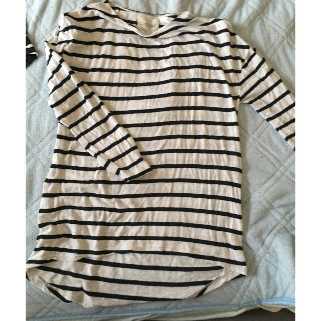 Ungrid(アングリッド)のアングリッド  ルーズボーダーTシャツ レディースのトップス(Tシャツ(長袖/七分))の商品写真