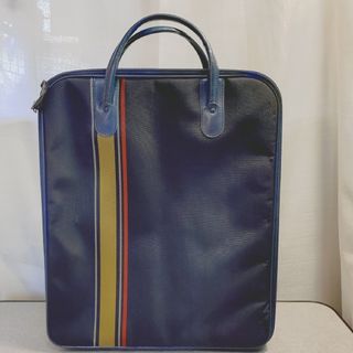 2000円[昭和レトロ]和装収納バッグ(紺)(送料1000円)(その他)