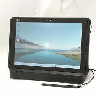 美品 富士通 タブレット Q508/SE Atom 無線 Win11