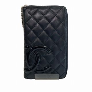 シャネル(CHANEL)のシャネル CHANEL カンボン オーガナイザー ラウンドファスナー ココマーク A26710 長財布 レディース 送料無料 【中古】【あす楽】(財布)