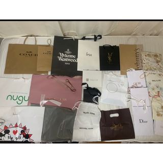合計23点、紙袋、ショッパー、手提げ袋、ショッピングバッグ　まとめ売り(ショップ袋)