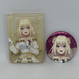 バンドリ ドロリス リキッドホログラムブロック ホログラム缶バッジ セット(キャラクターグッズ)