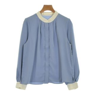 ヴィス(ViS)のViS ヴィス ブラウス M 青 【古着】【中古】【送料無料】(シャツ/ブラウス(長袖/七分))