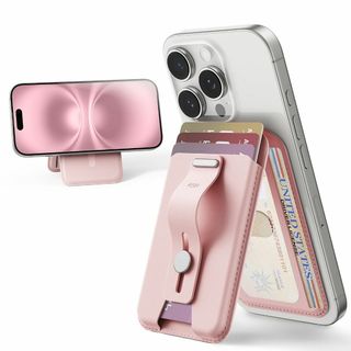 【カバー】[ESR] 新登場 収納量アップ MagSafe カードケース 5枚カ(その他)