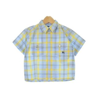 BURBERRY バーバリー シャツ 100cm 青 【古着】【中古】【送料無料】
