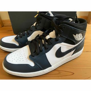ジョーダン(Jordan Brand（NIKE）)の28.5cmナイキエアジョーダン1ミッド アーモリーネイビー554725-411(スニーカー)