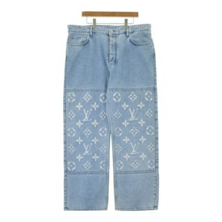 ルイヴィトン(LOUIS VUITTON)のLOUIS VUITTON ルイヴィトン デニムパンツ XXL 青 【古着】【中古】【送料無料】(デニム/ジーンズ)