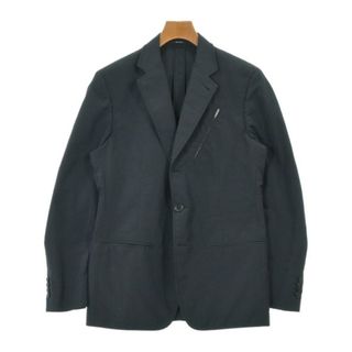 エルメス(HERMES)のHERMES エルメス テーラードジャケット XL 紺 【古着】【中古】【送料無料】(テーラードジャケット)