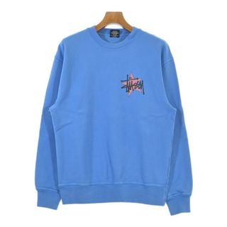 ステューシー(STUSSY)のSTUSSY ステューシー スウェット S 青 【古着】【中古】【送料無料】(スウェット)