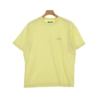 ステューシー(STUSSY)のSTUSSY ステューシー Tシャツ・カットソー S 黄 【古着】【中古】【送料無料】(Tシャツ/カットソー(半袖/袖なし))