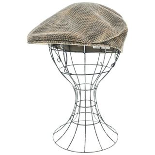 エルメス(HERMES)のHERMES エルメス ハンチング・ベレー帽  茶 【古着】【中古】【送料無料】(ハンチング/ベレー帽)