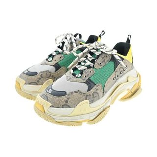 グッチ(GUCCI)のGUCCI グッチ スニーカー 24cm グレー 【古着】【中古】【送料無料】(スニーカー)