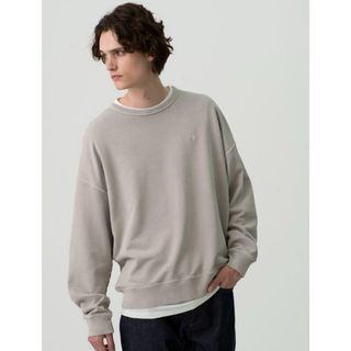 ポロラルフローレン(POLO RALPH LAUREN)のポロ ラルフローレン × ロンハーマン スウェット トレーナー　グレー　S(スウェット)