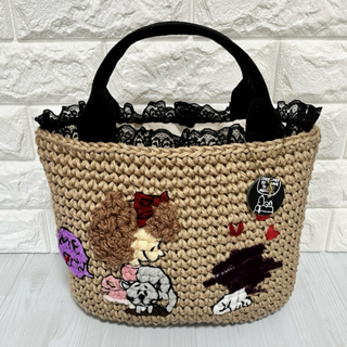 ♡ラブリーフリル♡麻紐バック♡