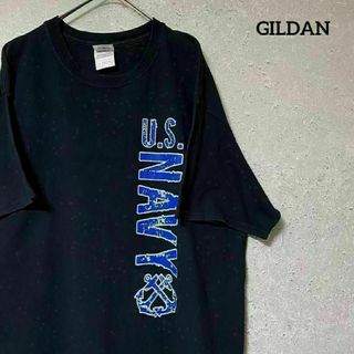 GILDAN ギルダン Tシャツ 半袖 U.S.NAVY アメリカ海軍 L