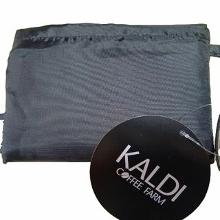 カルディ(KALDI)のカルディエコバッグ　ブラック　KALDI(エコバッグ)