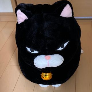 ひげまんじゅう 黒豆 ぬいぐるみ アミューズ 猫まんじゅう ネコ ねこ 猫