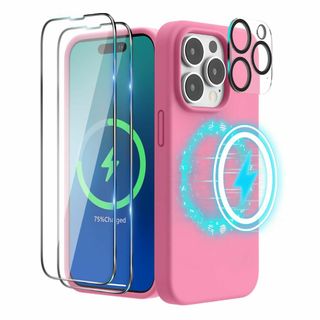 【カバー】「4 in 1」SURPHY iPhone14 pro用ケース+スクリ(その他)