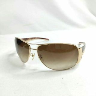 プラダ(PRADA)の美品 プラダ SPR75G サングラス 茶×金 ケース付 705(サングラス/メガネ)