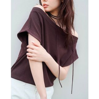 COCO DEAL - ココディール　ワンショルダーニット　25AW